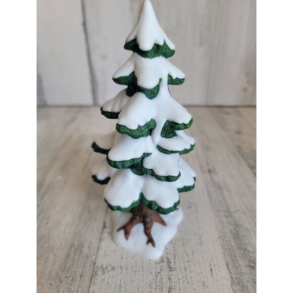 Dept 56 Village porcelain pine small snow 52191 accessory xmas - Picture 6 of 7